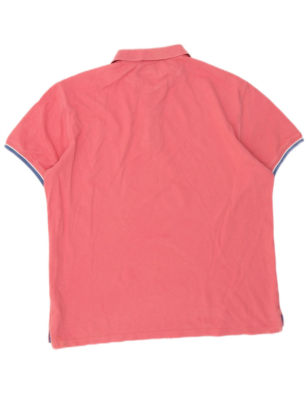 Massimo Dutti Herren Poloshirt 2XL Rosa Baumwolle