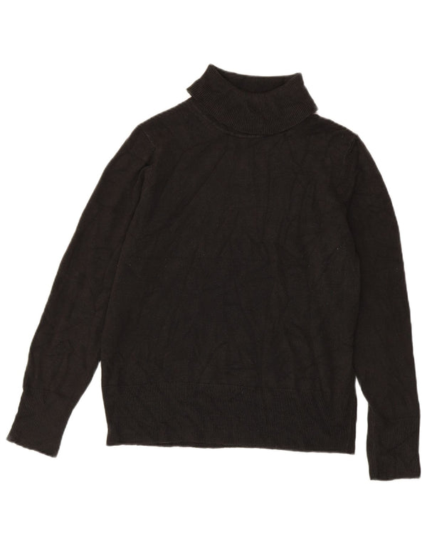 Marks & Spencer Rollkragenpullover für Damen, UK 14, Mittelschwarz, Acryl