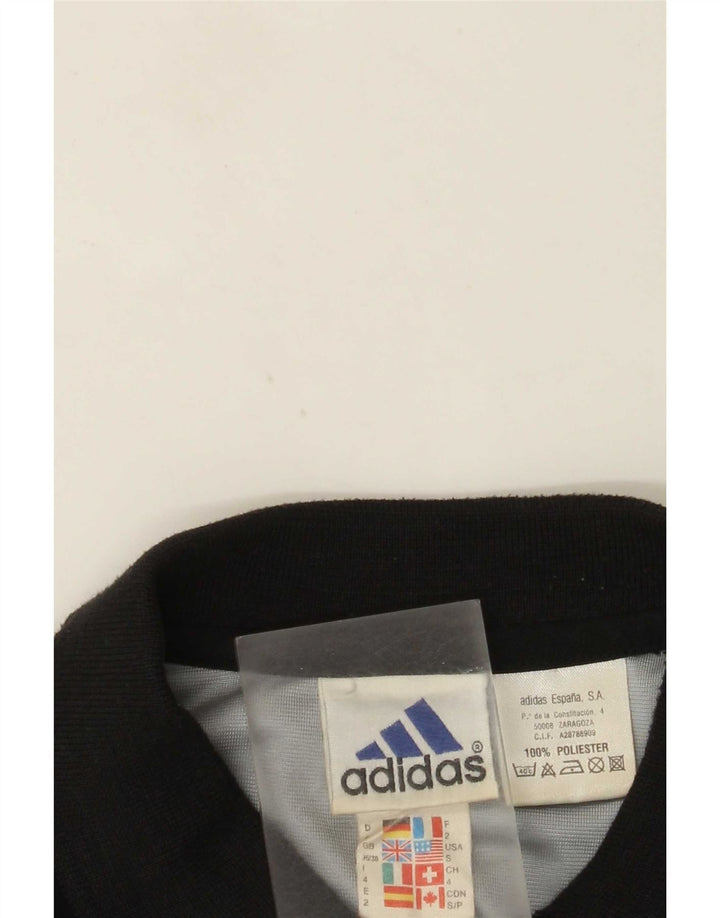 Adidas Herren-Poloshirt mit Grafik, UK 36/38, Größe S, Schwarz, Polyester