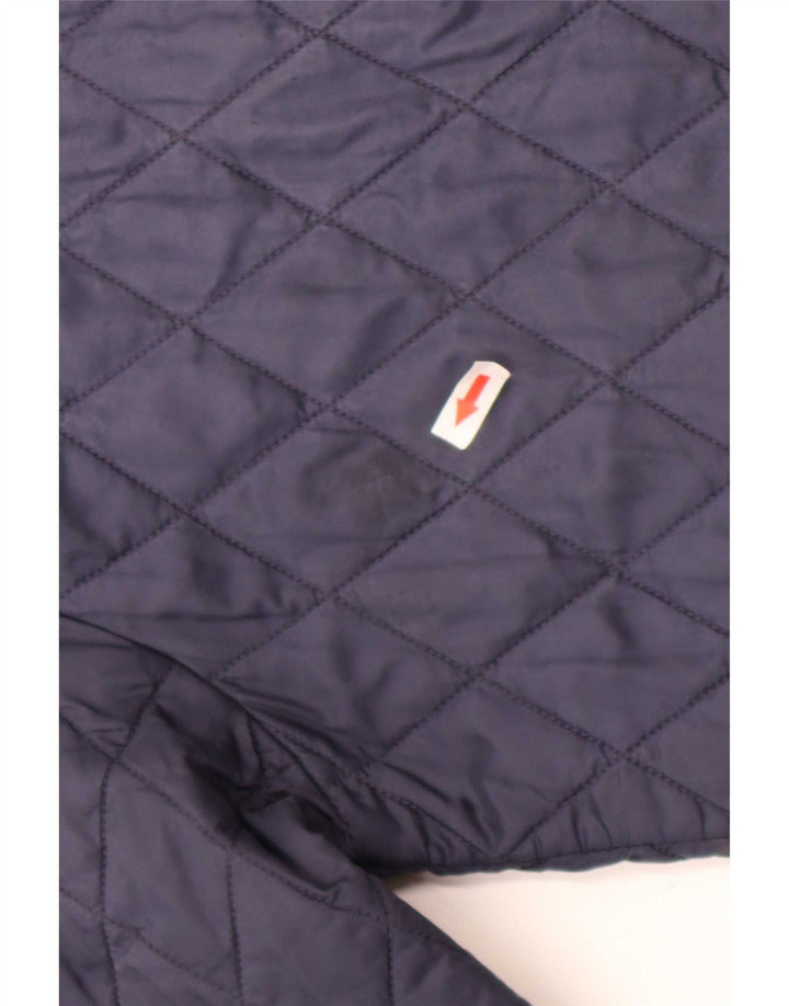 Barbour Damen Steppjacke UK 14 Large Marineblau Polyamid