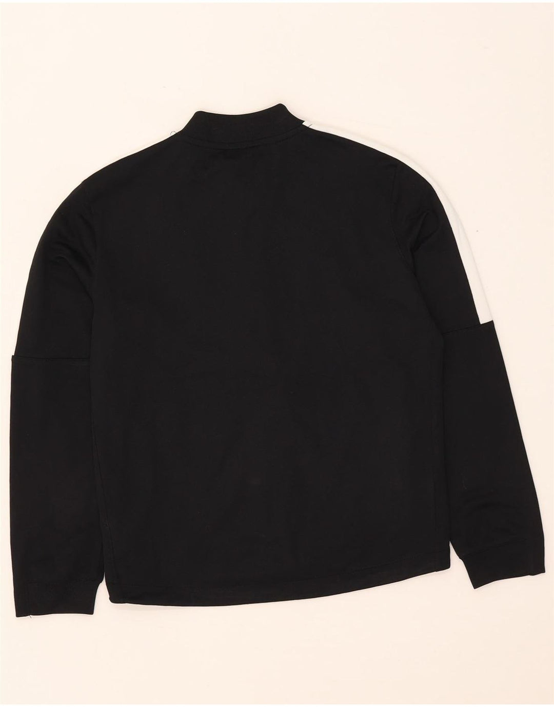 Nike Dri-Fit-Trainingsanzugoberteil für Jungen, 10–11 Jahre, Mittelschwarz, Farbblock
