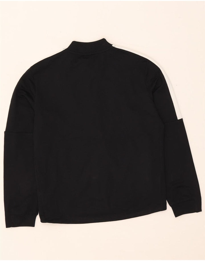 Nike Dri-Fit-Trainingsanzugoberteil für Jungen, 10–11 Jahre, Mittelschwarz, Farbblock