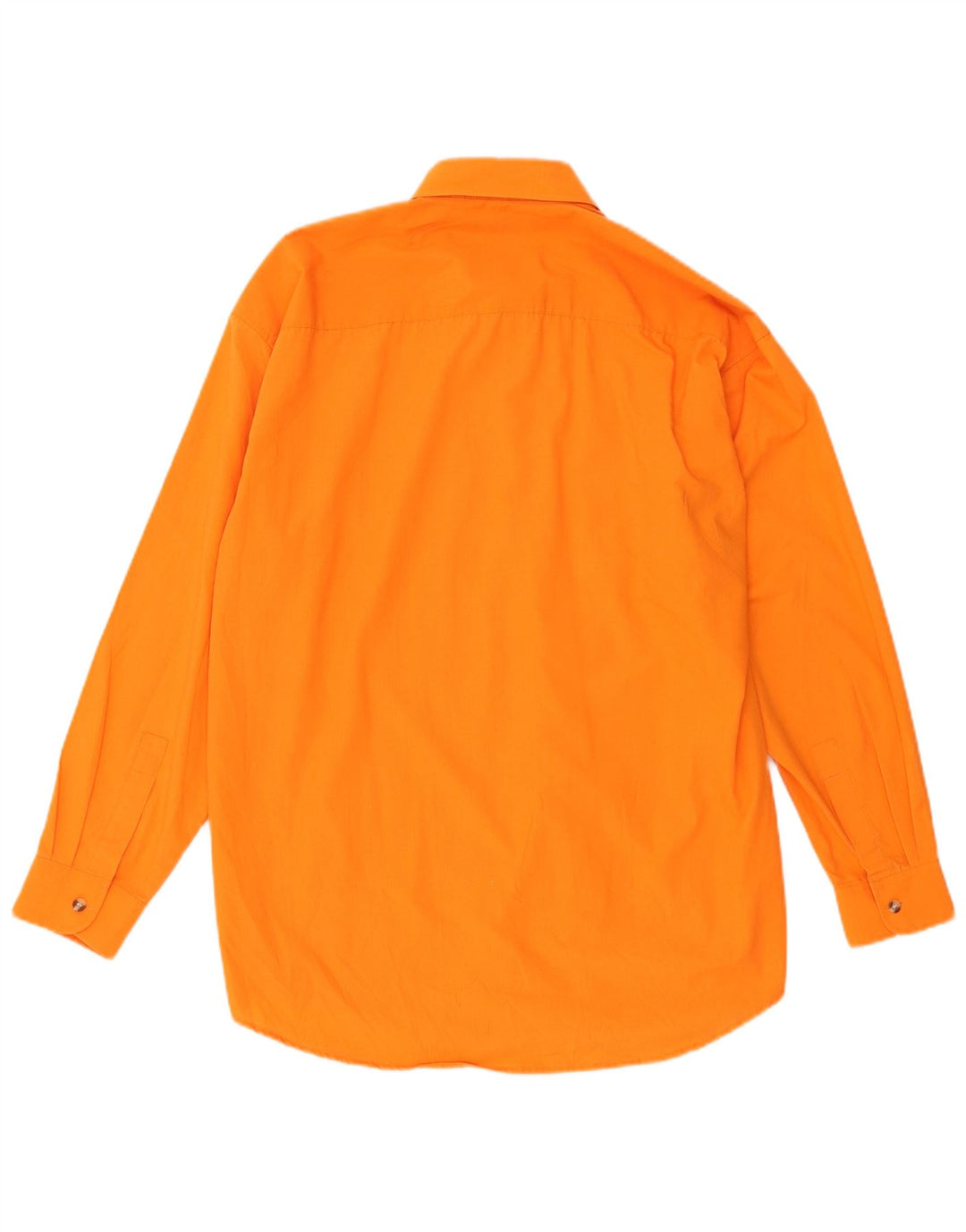 Vintage Herrenhemd Große Orange Baumwolle