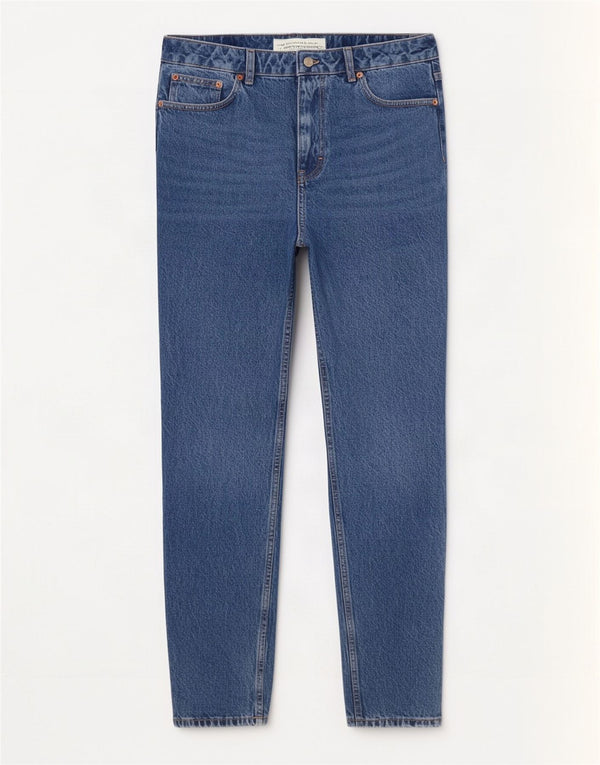 Topshop Damen Slim Jeans UK 16 Large W34 L32 Blaue Baumwolle