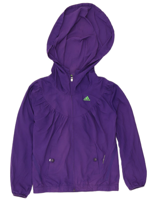 Adidas Damen-Trainingsanzug mit Kapuze, Top-Jacke, UK 16, Größe L, Lila, Polyester