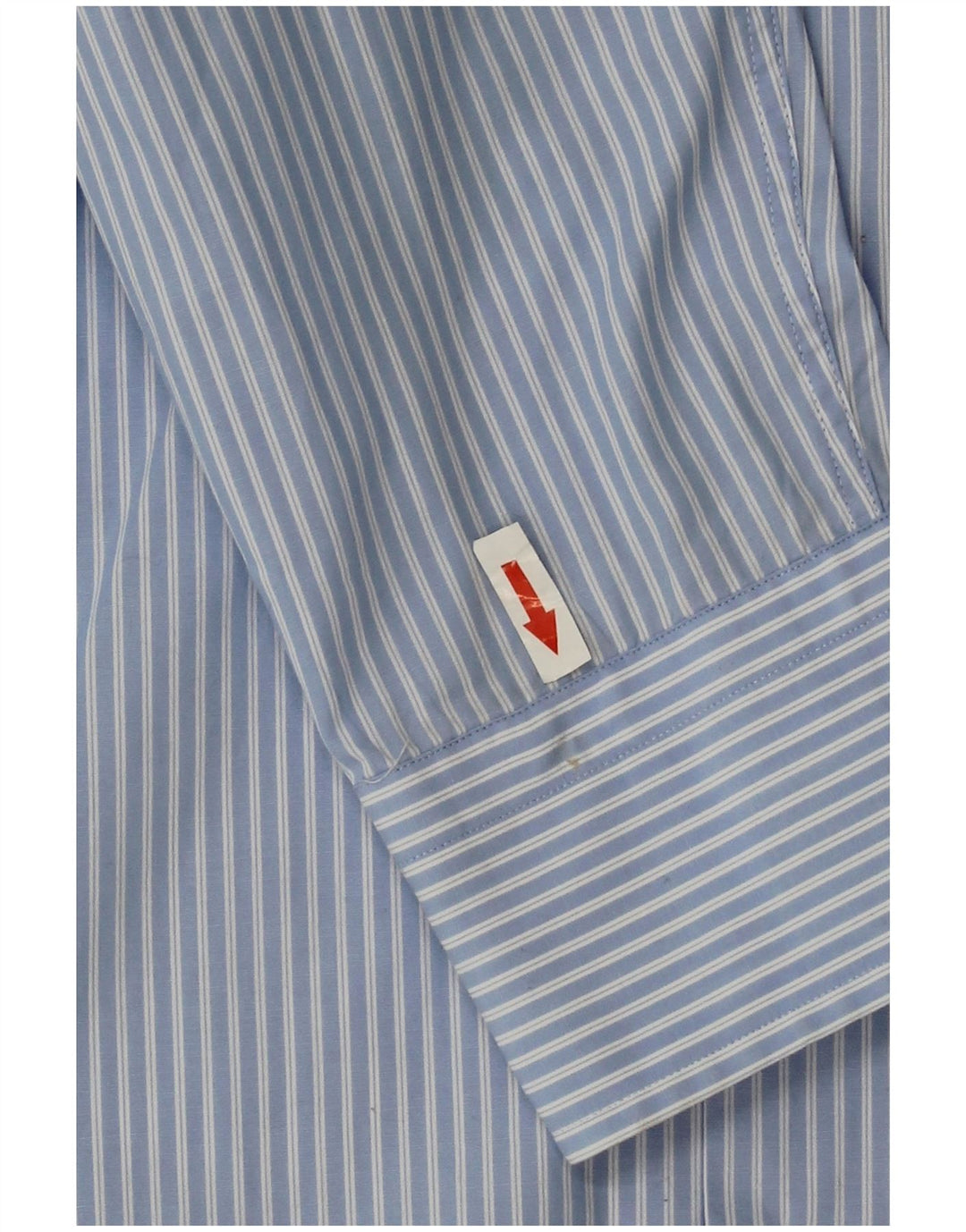 Hugo Boss Herrenhemd Größe 41 16 Große blaue Nadelstreifen