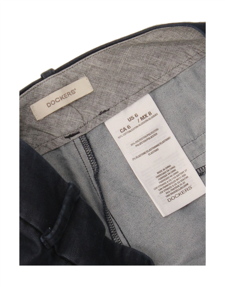 DOCKERS Womens Casual Shorts US 6 Medium W32  Navy Blue Cotton Vintage Dockers and Second-Hand Dockers from Messina Hembry 