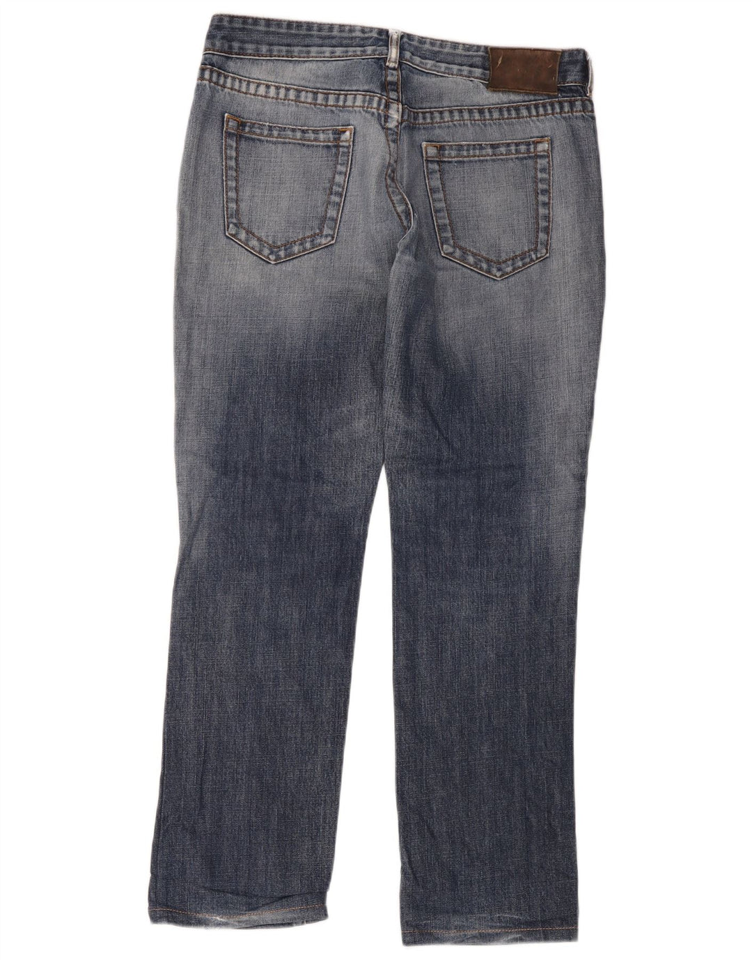 Calvin Klein Herren Straight Jeans W31 L34 Blaue Baumwolle
