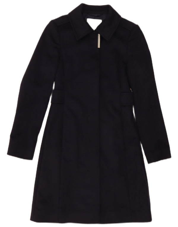 Hugo Boss Damenmantel US 4 Small Marineblaue Wolle