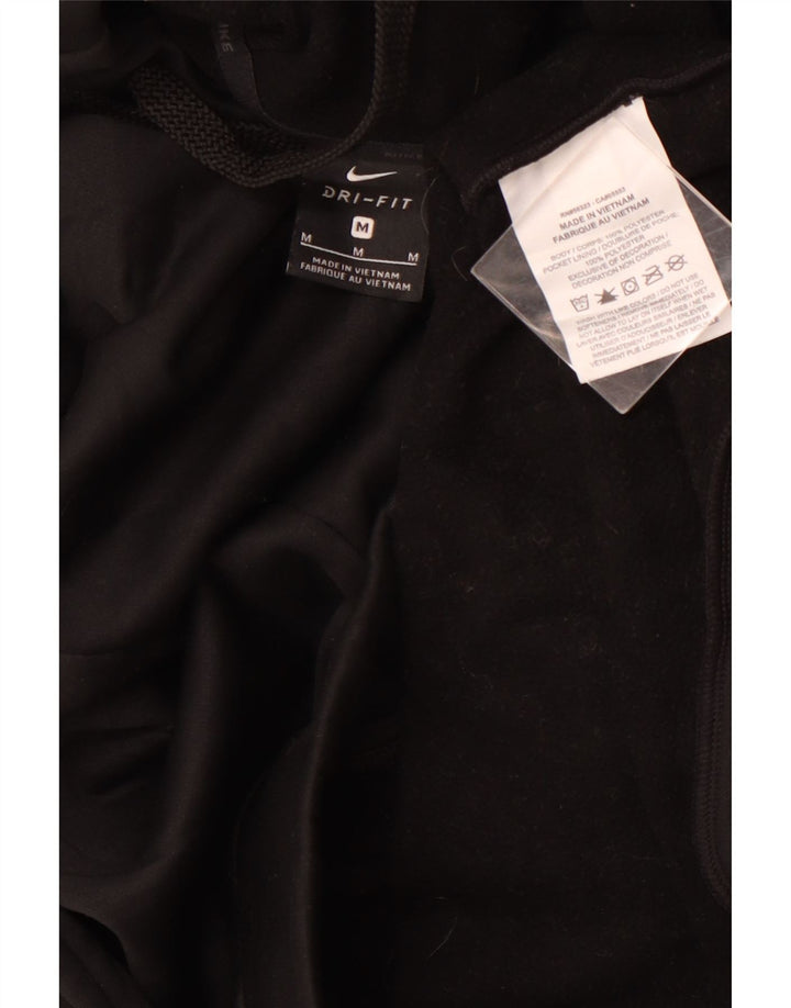 NIKE Herren Dri Fit Kapuzenpullover Mittelschwarzes Polyester