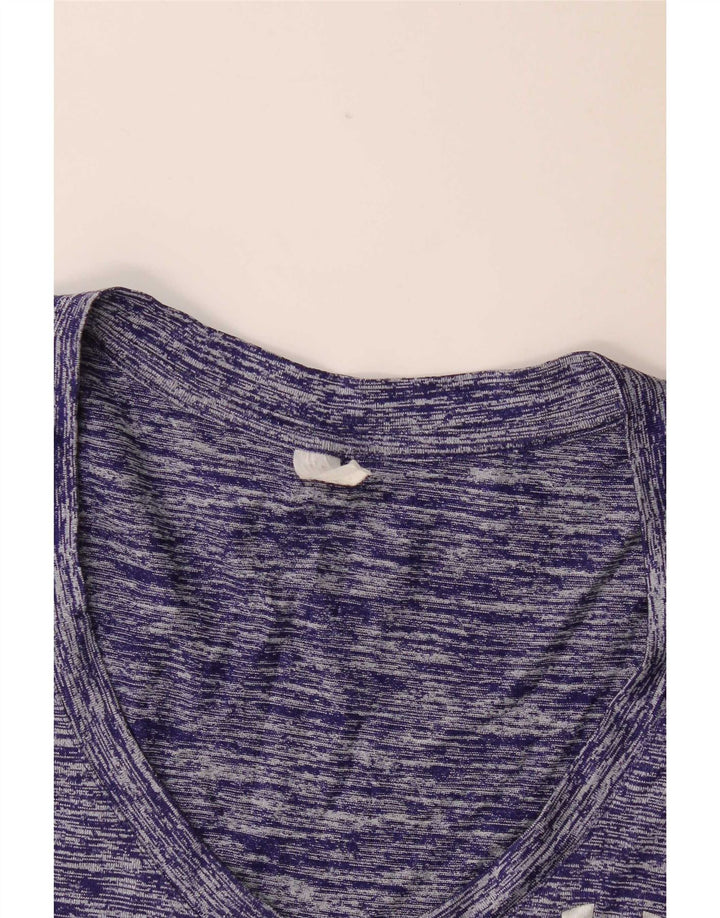 Under Armour Damen T-Shirt Top UK 12 Mittellila meliert