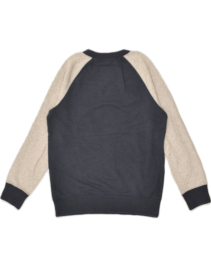 JACK WILLS Womens Sweatshirt Jumper UK 10 Small  Navy Blue Colourblock | Vintage Jack Wills | Thrift | Second-Hand Jack Wills | Used Clothing | Messina Hembry 