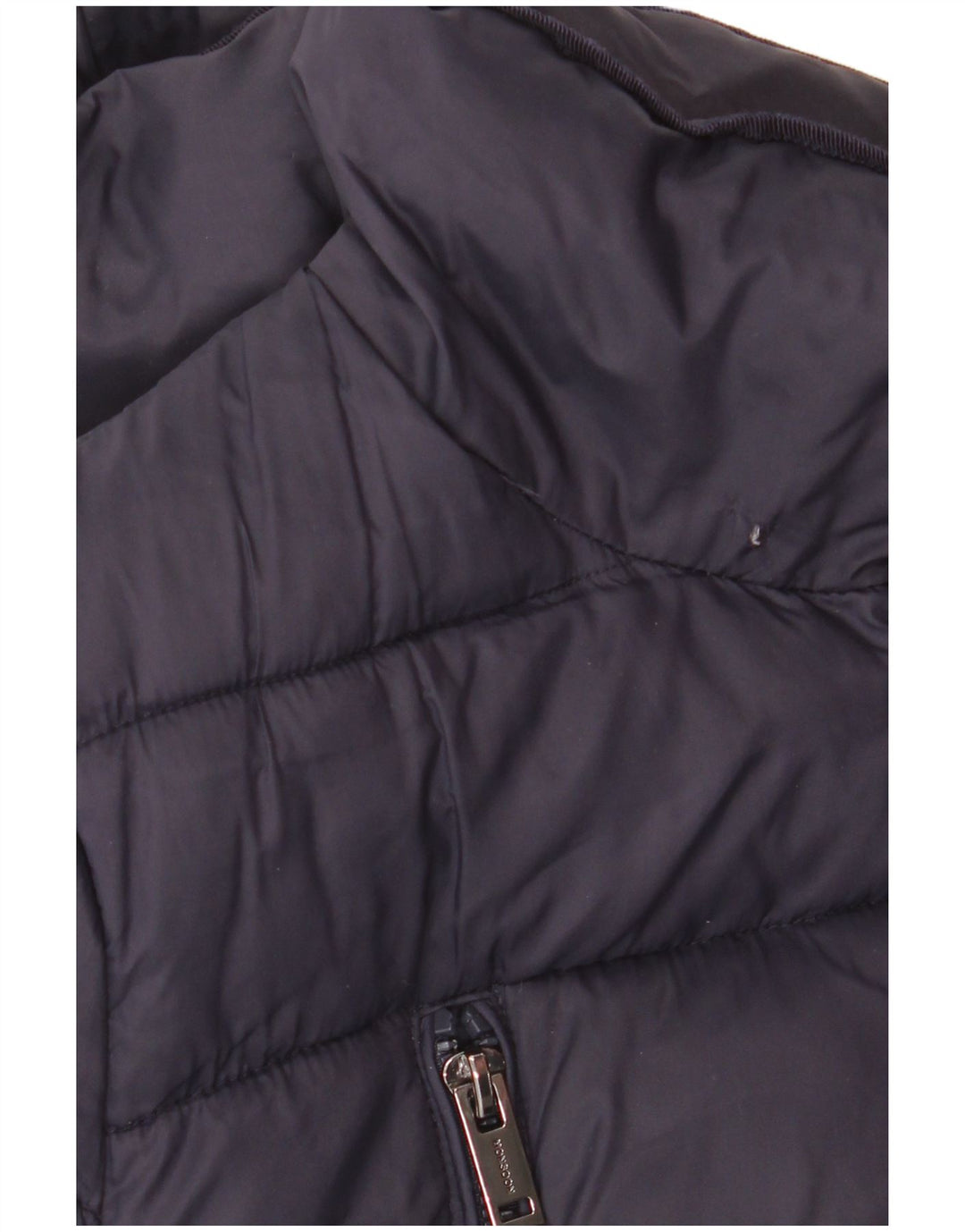 Monsoon Damen Wattierter Mantel UK 14 Medium Marineblaues Nylon