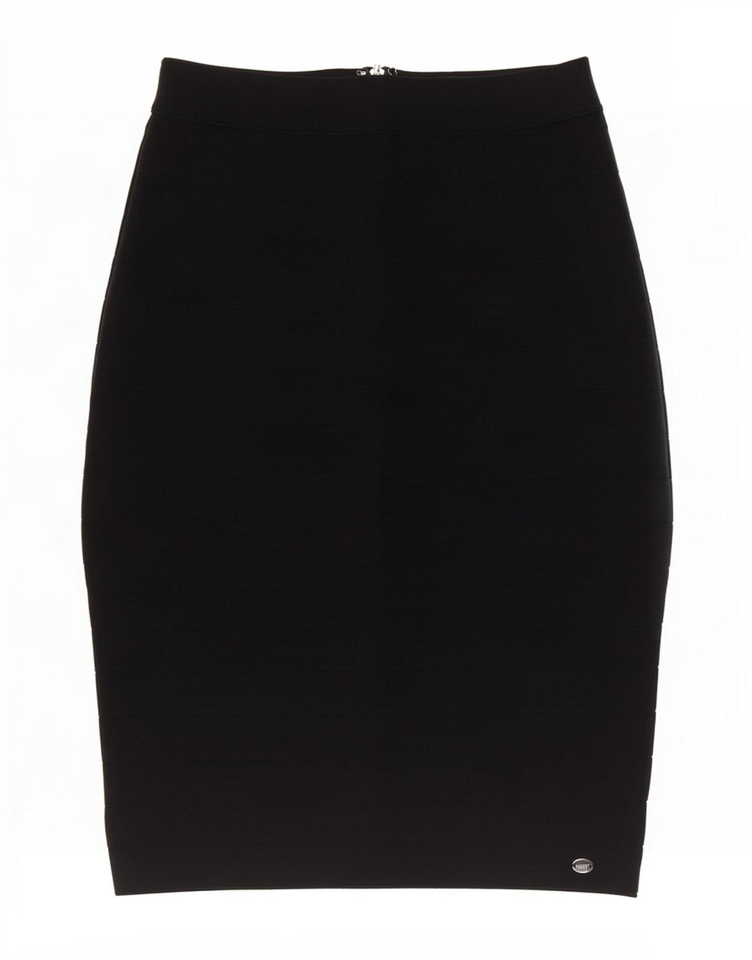 Guess Damen Bleistiftrock Small W26 Schwarz Rayon