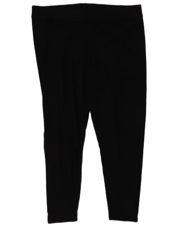 Marks & Spencer Damen Leggings UK 22 3XL Schwarze Viskose