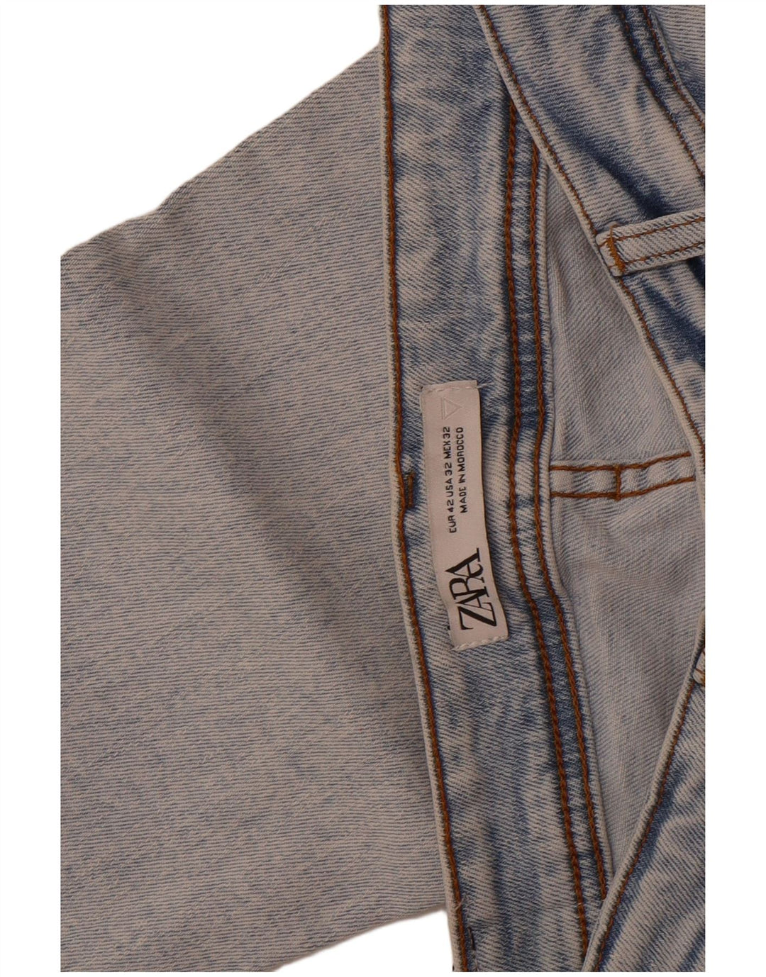 ZARA Mens Slim Jeans EU 42 Large W32 L29 Blue Cotton