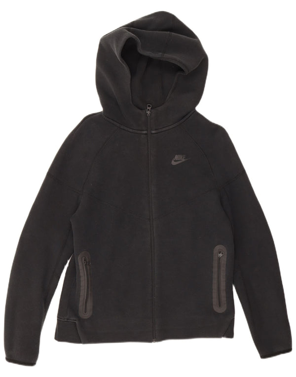 Nike Jungen-Kapuzenpullover mit Reißverschluss, 13–14 Jahre, XL, Schwarz