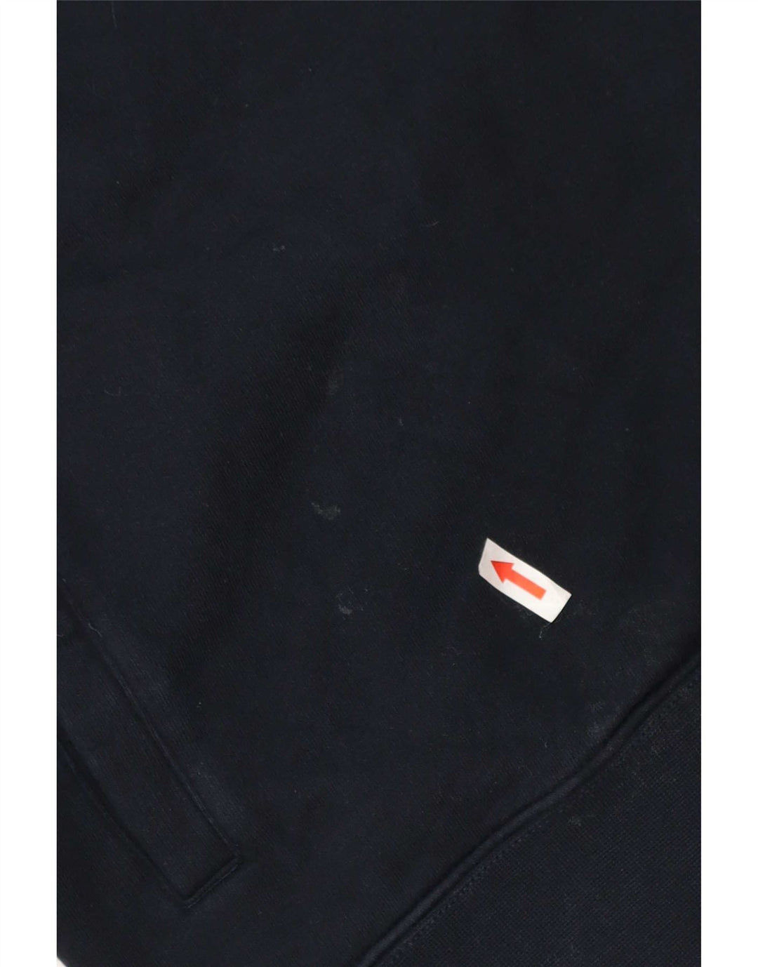 Marks & Spencer Herren-Sweatshirt mit Reißverschluss am Hals, mittlere marineblaue Baumwolle