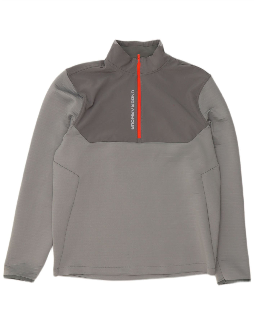 Under Armour Herren-Pullover-Trainingsanzugoberteil, groß, grau, Farbblock-Sport
