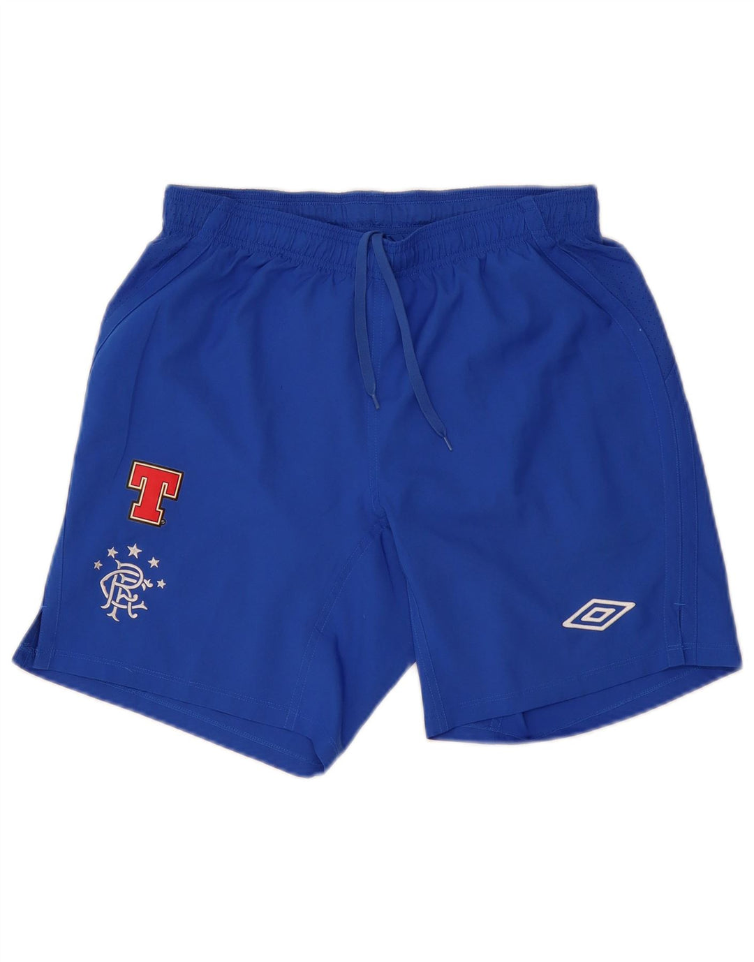 UMBRO Herren Graphic Sport Shorts Mittelblaues Polyester