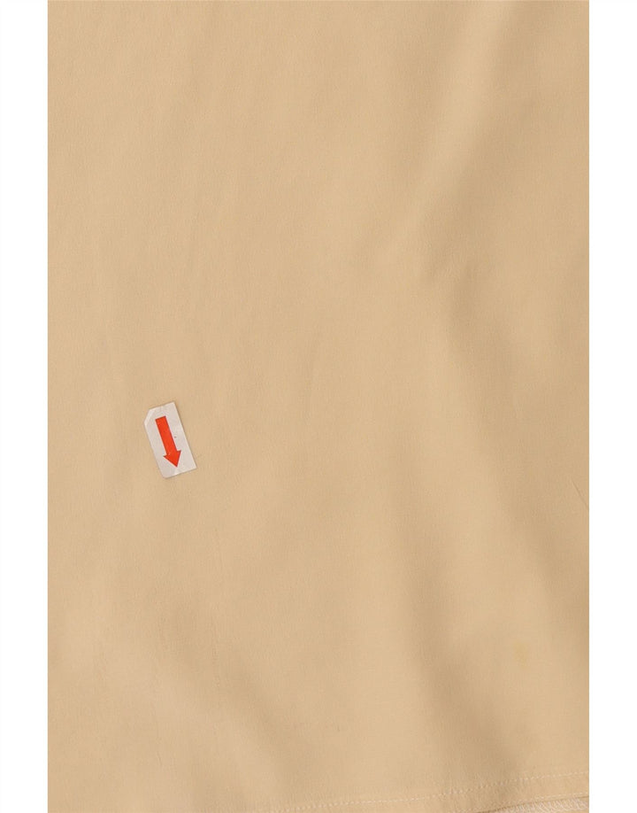 Paolo Tonali Damen Übergroßes Blusenoberteil UK 10 Small Beige