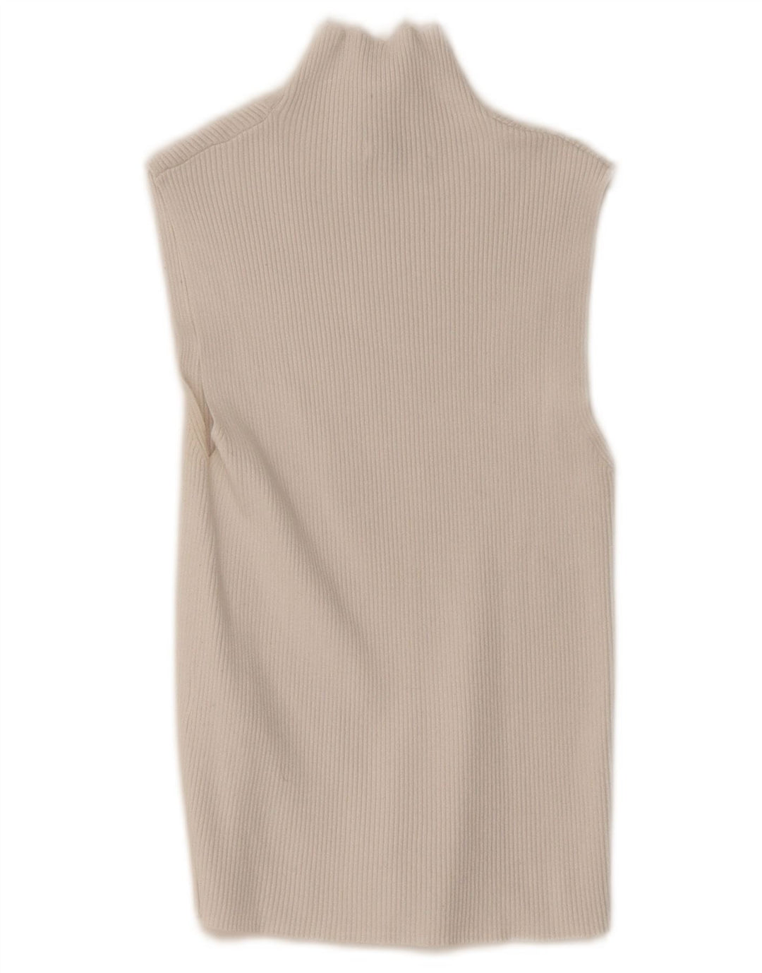 Zara Damen Weste Top UK 8 Small Weiße Viskose