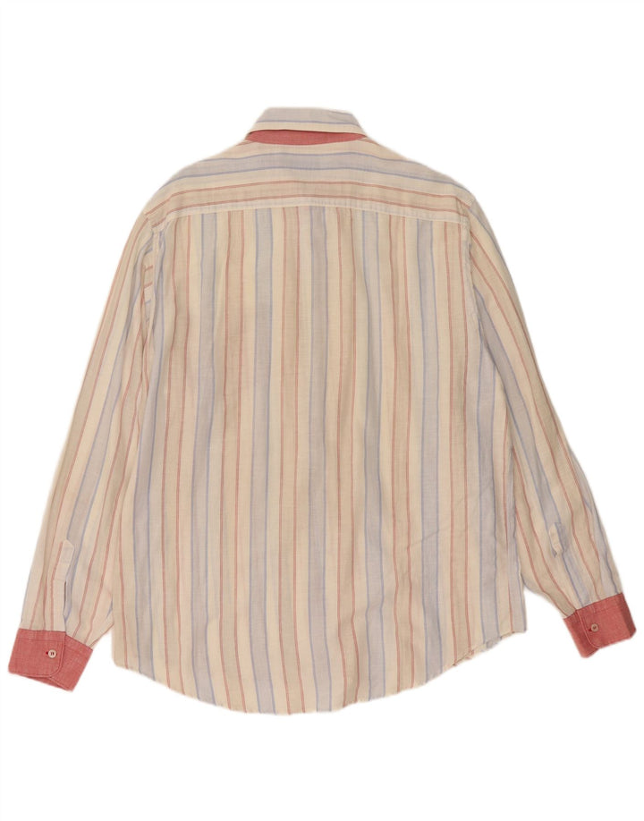 Trussardi Jeans Herrenhemd 2XL Mehrfarbig gestreift
