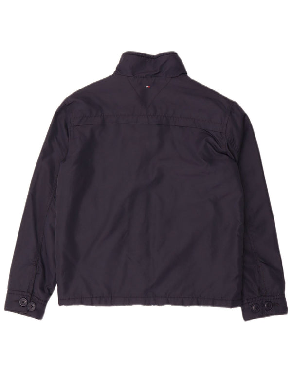 Tommy Hilfiger Bomberjacke für Jungen, 9–10 Jahre, marineblaues Nylon
