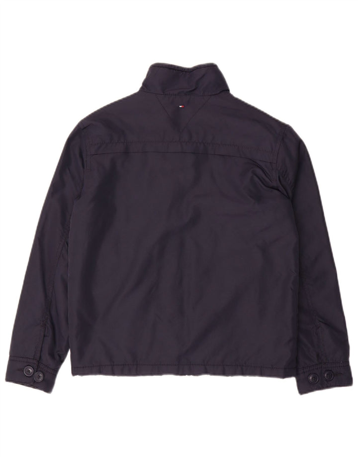 Tommy Hilfiger Bomberjacke für Jungen, 9–10 Jahre, marineblaues Nylon