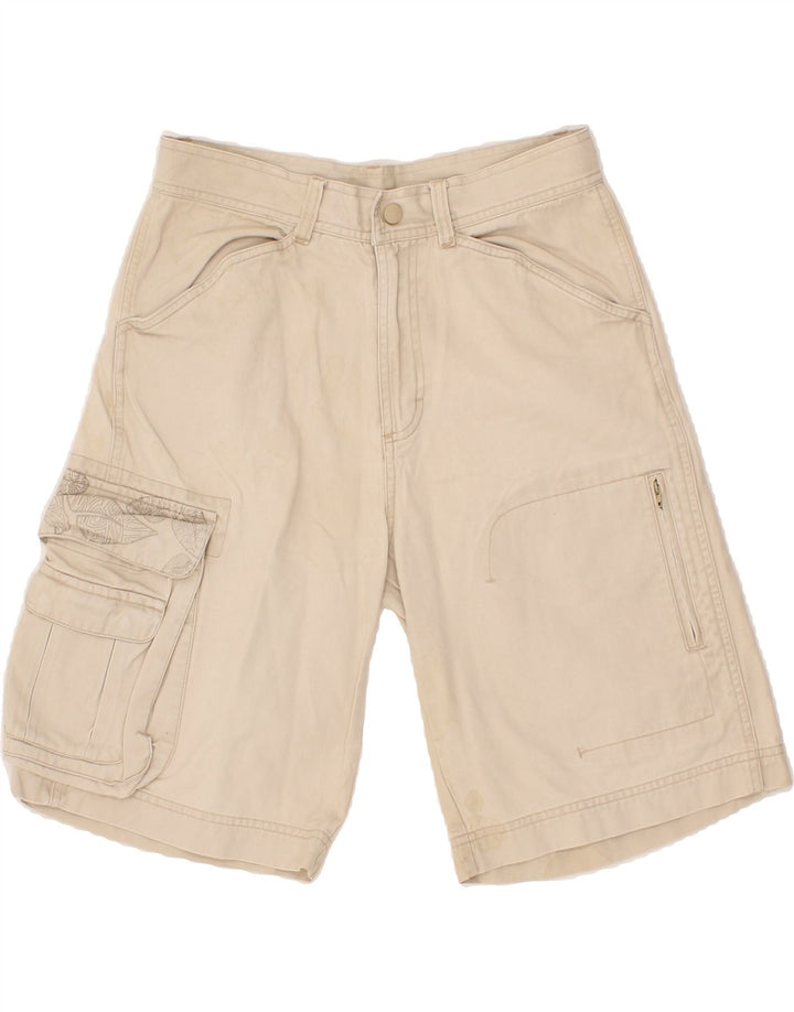 DECATHLON Womens Cargo Shorts EU 38 Medium W30 Beige Cotton Vintage Decathlon and Second-Hand Decathlon from Messina Hembry 