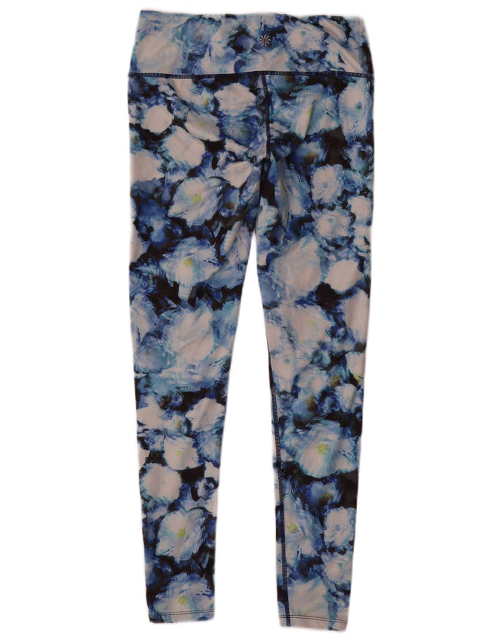 Athleta Damen-Leggings, UK 10, Größe S, mehrfarbig, Blumenmuster, Polyester