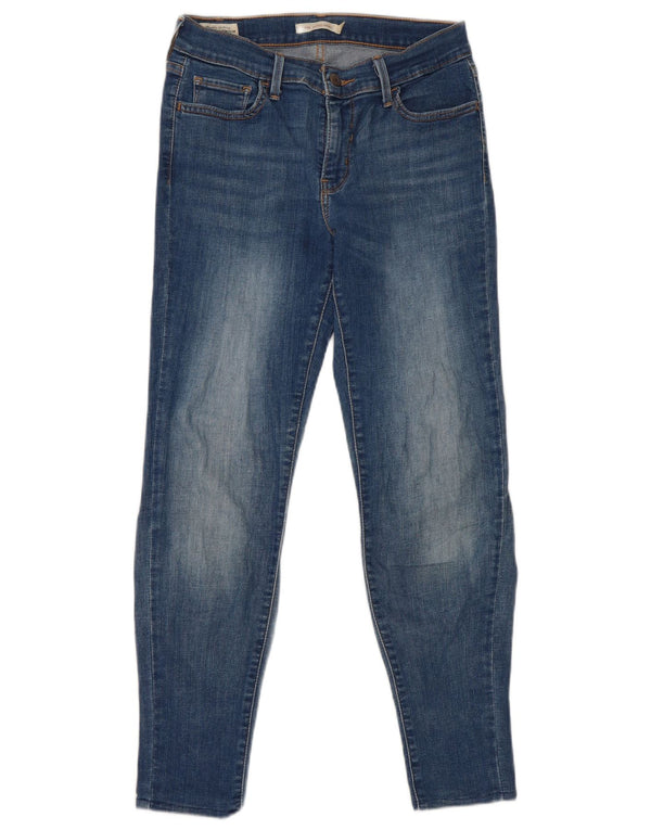 Levi's Damen 710 Super Skinny Jeans W29 L30 Blaue Baumwolle