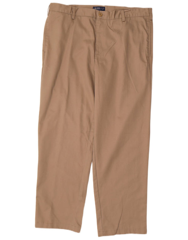 IZOD Herren-Chinohose mit klassischer Passform, W40, L32, beige Baumwolle
