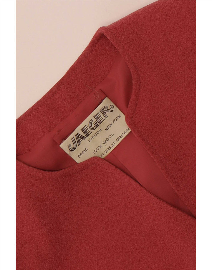 Jaeger Damen-Blazerjacke mit 4 Knöpfen, Gr. 8, klein, rosa Wolle