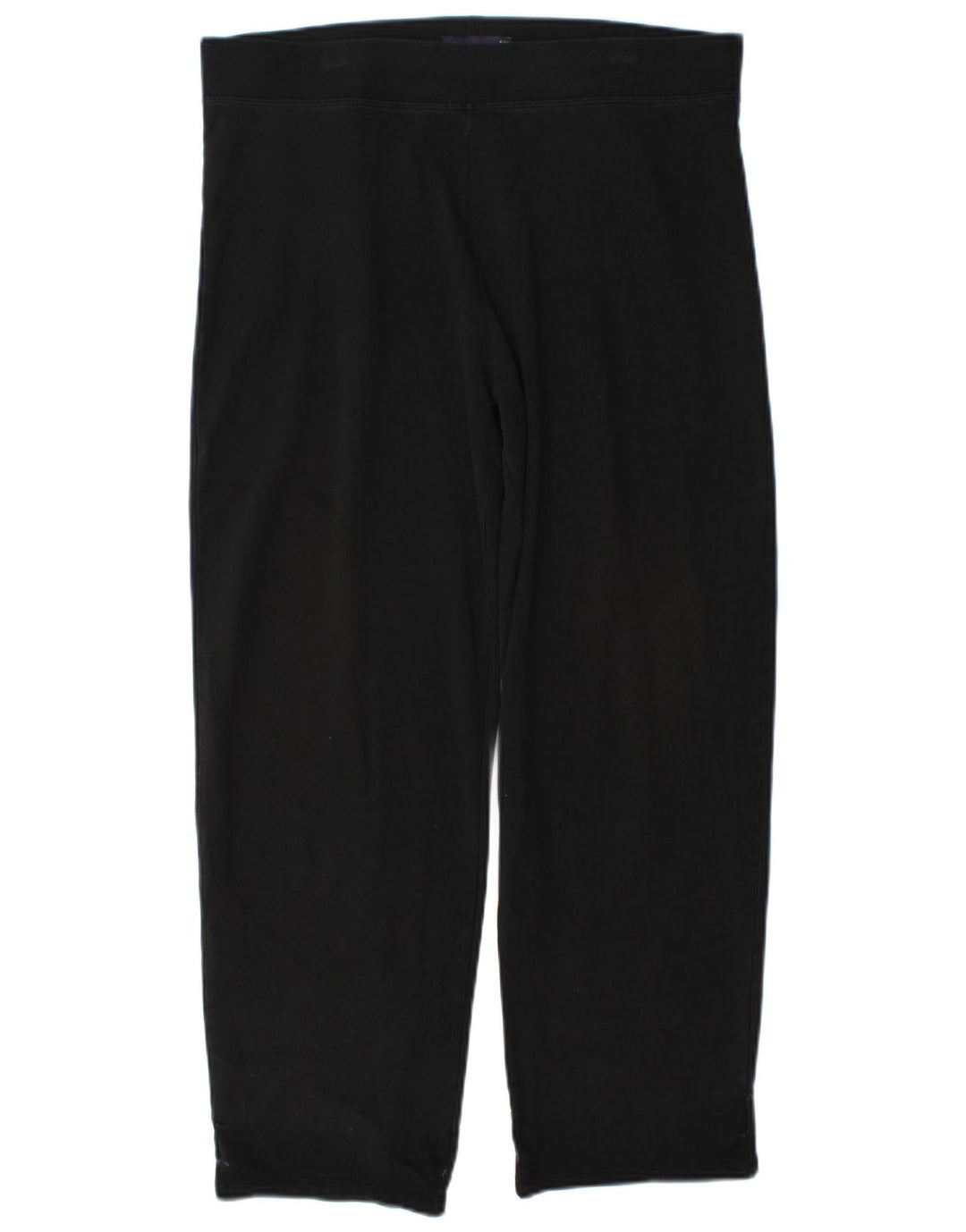 Marks & Spencer Kurze Damen-Leggings, UK 16, Größe L, Schwarz, Baumwolle