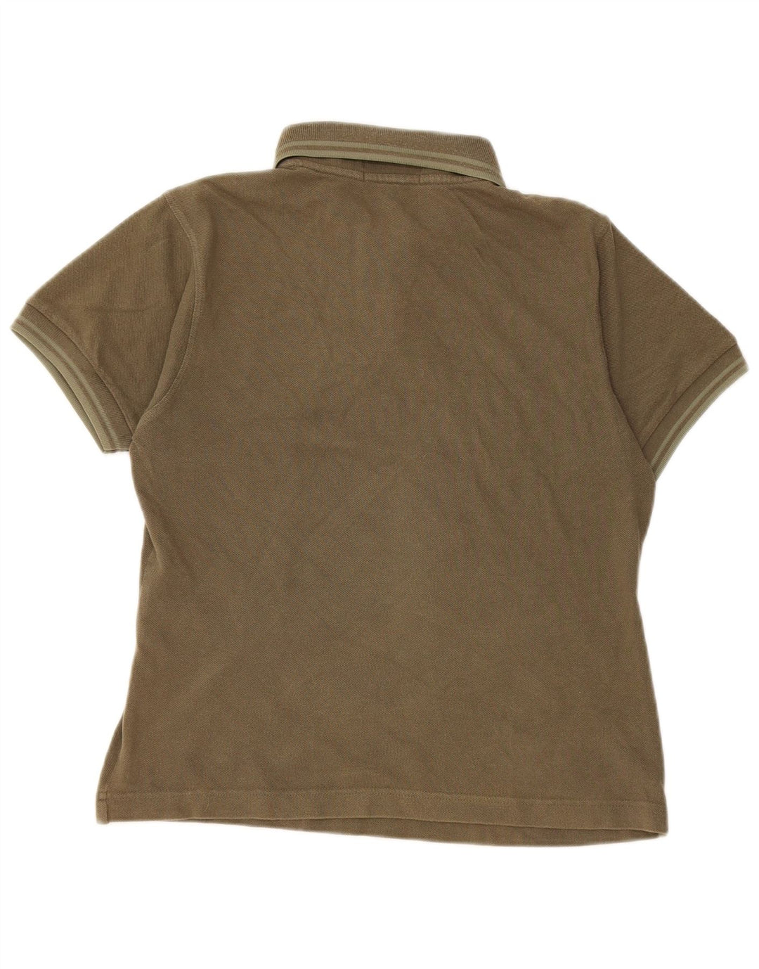 Fred Perry Damen Poloshirt UK 12 Medium Khaki Baumwolle