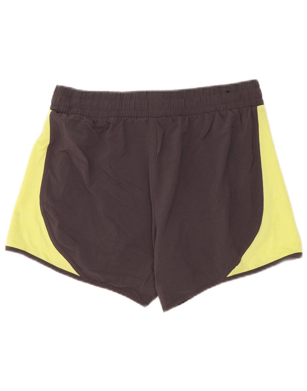 Fila Herren-Sportshorts, klein, graues Colourblock-Polyester