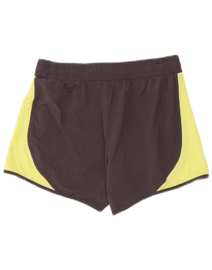 Fila Herren-Sportshorts, klein, graues Colourblock-Polyester
