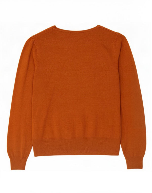 Zara Damen-Cardigan-Pullover UK 16 Große braune Viskose