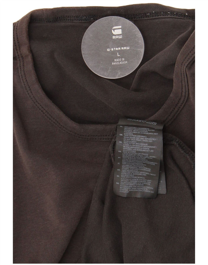 G-STAR Herren T-Shirt Top Large Schwarz Baumwolle