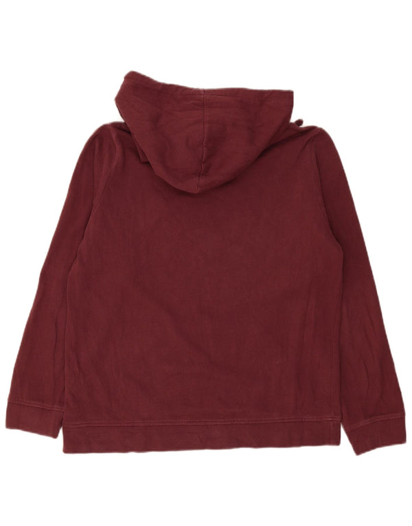 Vans Damen Graphic Hoodie Pullover UK 16 Large Burgund Baumwolle