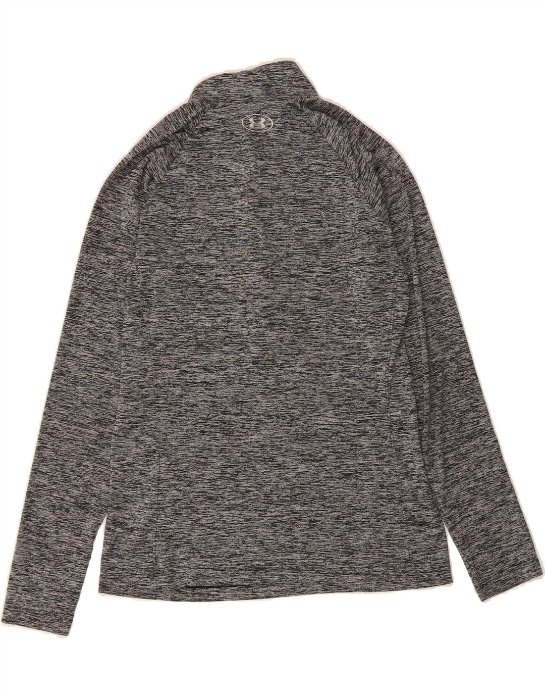 UNDER ARMOUR Womens Heat Gear Pullover Tracksuit Top UK 10 Small Grey Vintage Under Armour and Second-Hand Under Armour from Messina Hembry 