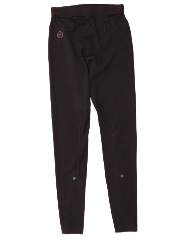 Under Armour Herren Heat Gear Leggings, klein, schwarz, geometrisch