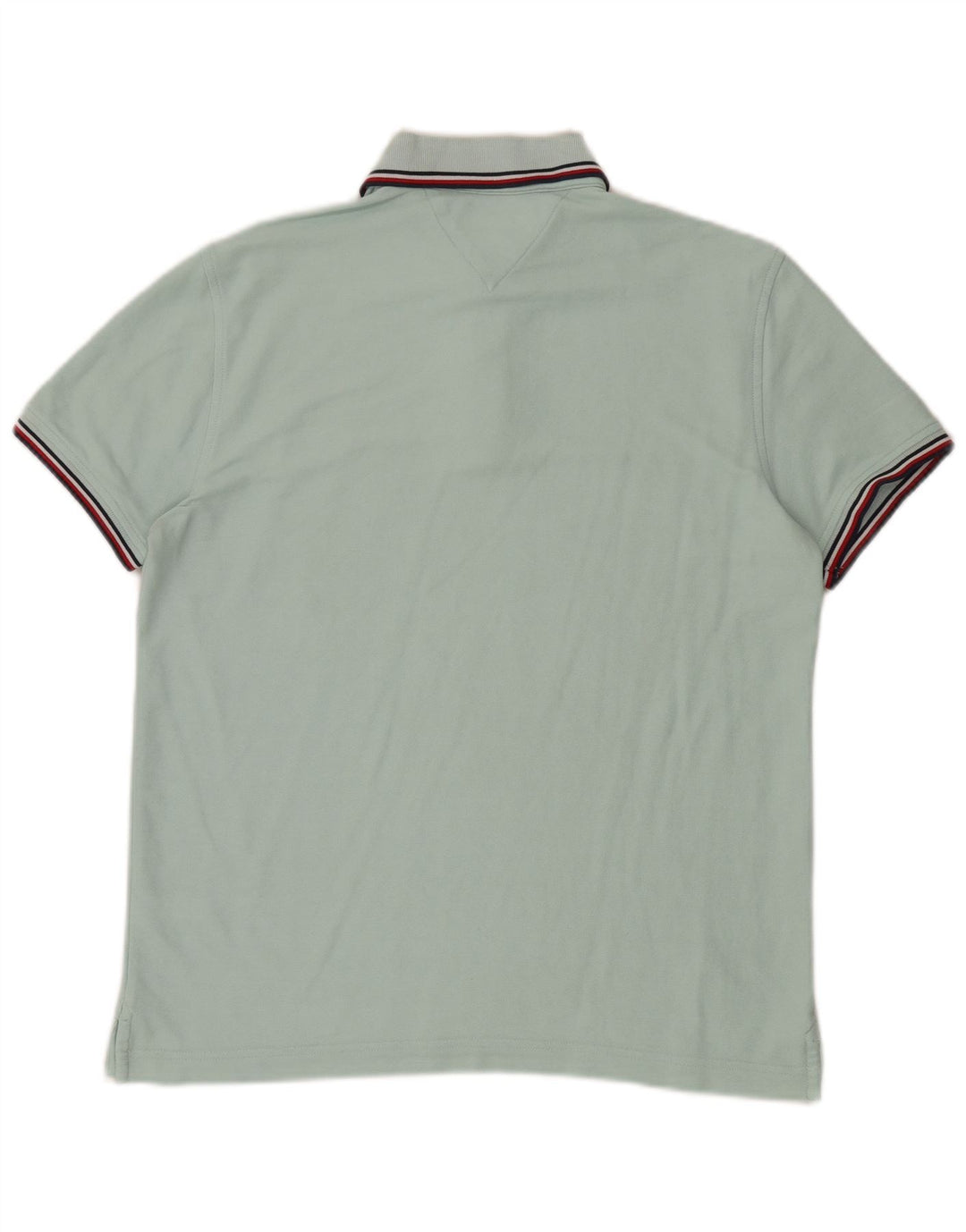 Tommy Hilfiger Herren-Poloshirt mit normaler Passform, mitteltürkisfarbene Baumwolle