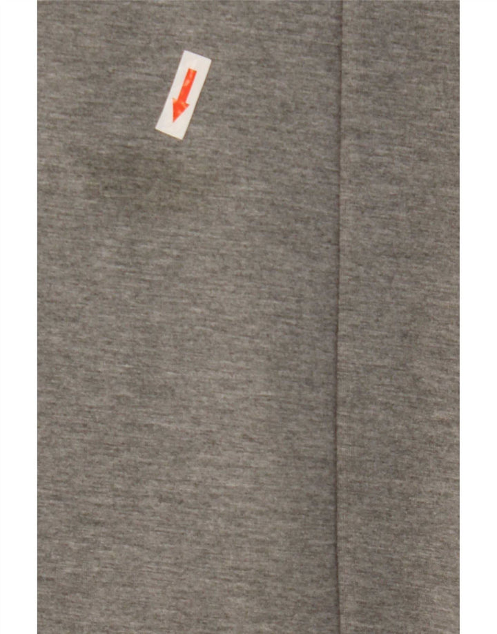 Topshop Damen Longline Open Gilet UK 10 Small Grau Polyester