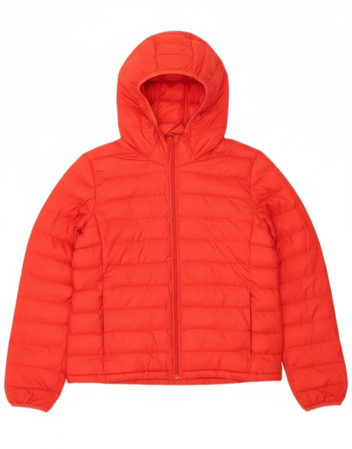 Levi's Damen-Jacke mit Kapuze, gepolstert, UK 16, Größe L, Rot, Polyester