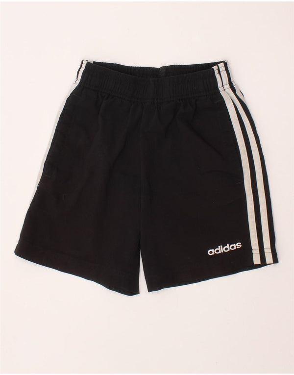 ADIDAS Sportshorts für Jungen, 7–8 Jahre, schwarzes Polyester