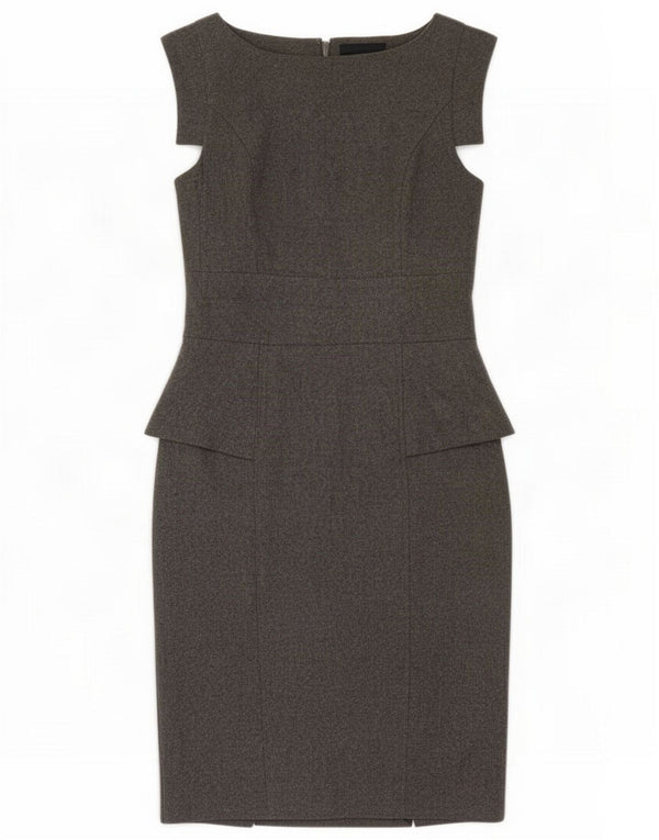 French Connection Damen Etuikleid UK 8 Small Graue Viskose