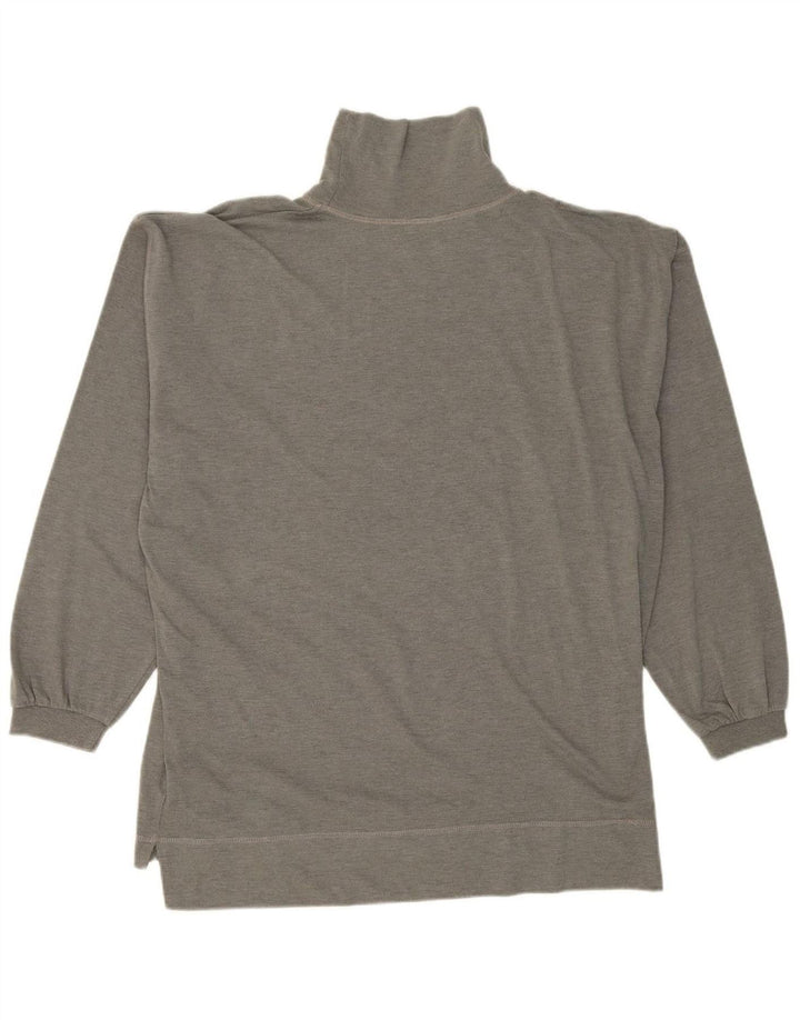 MAUI WOWIE Mens Graphic Top Long Sleeve Large Grey Cotton