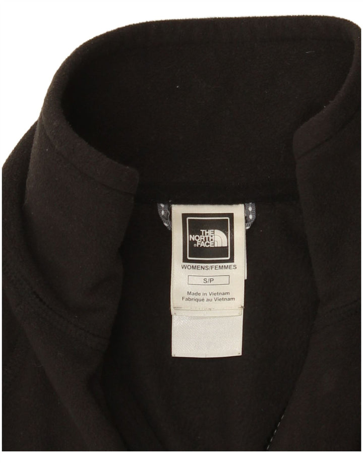 THE NORTH FACE Damen Fleecejacke UK 10 Small Schwarz Polyester